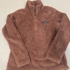 Patagonia Rust Fleece Half-Zip Pullover